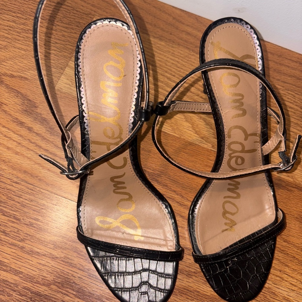 Sam Edelman Black Strappy Sandals